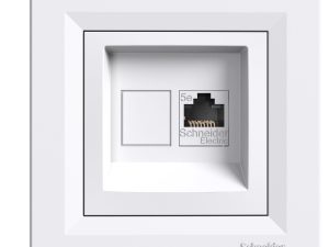 EPH4370521 - Asfora Beyaz 1*Rj45 Konektörsüz