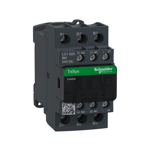 LC1D25BD - Tesys D Kontaktör 3X25A 24Vdc