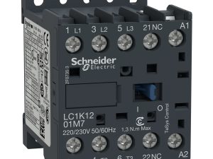 LC1K1201M7 - Tesys K Kontaktör 3P 12A Ac3 220Vac 1Nk
