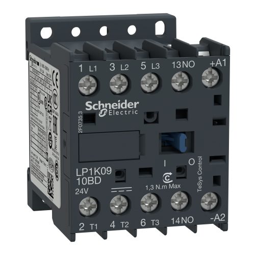 LP1K0910BD - Kontaktör 4Kw 24V Dc