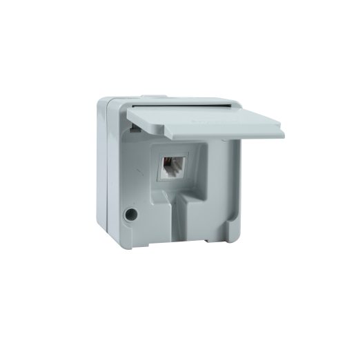 NML4100133 - Nemliyer Rj11 Telefon Prizi Gri