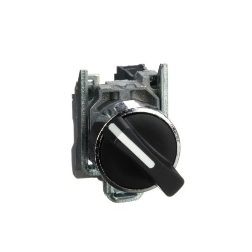 XB4BD21 - Metal Seri 22Mm Mandal Buton Siyah 1Na