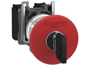 XB4BS9442 - Acil Stop,Anahtarlı, 1Nk, Metal