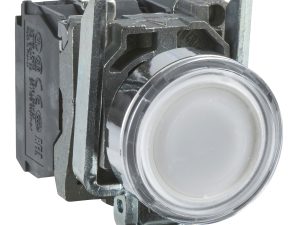 XB4BW31B5 - Işıklı Buton,Beyaz 24Vac/Dc