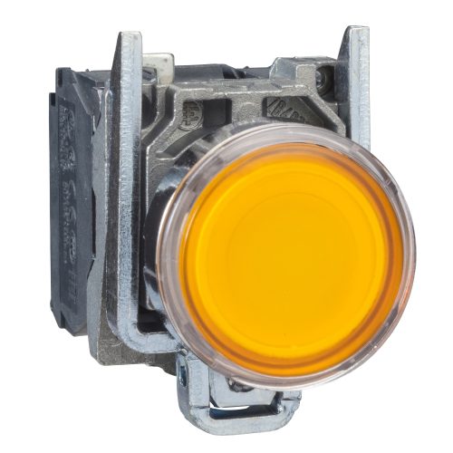 XB4BW35M5 - Işıklı Buton, Sarı, 230Vac